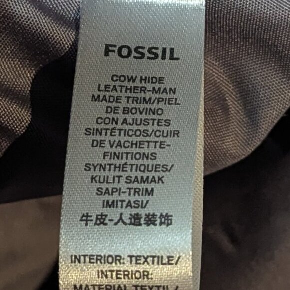 FOSSIL Talulla Hobo Purse Satchel Graystone Bag NEW NWOT - Picture 9 of 10